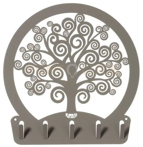 Portachiavi da gresso moderno albero della vita fango