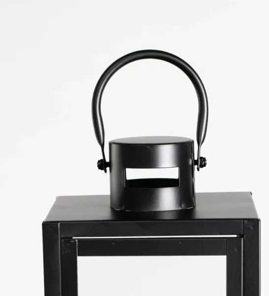 Lanterna decorativa 38 cm nera