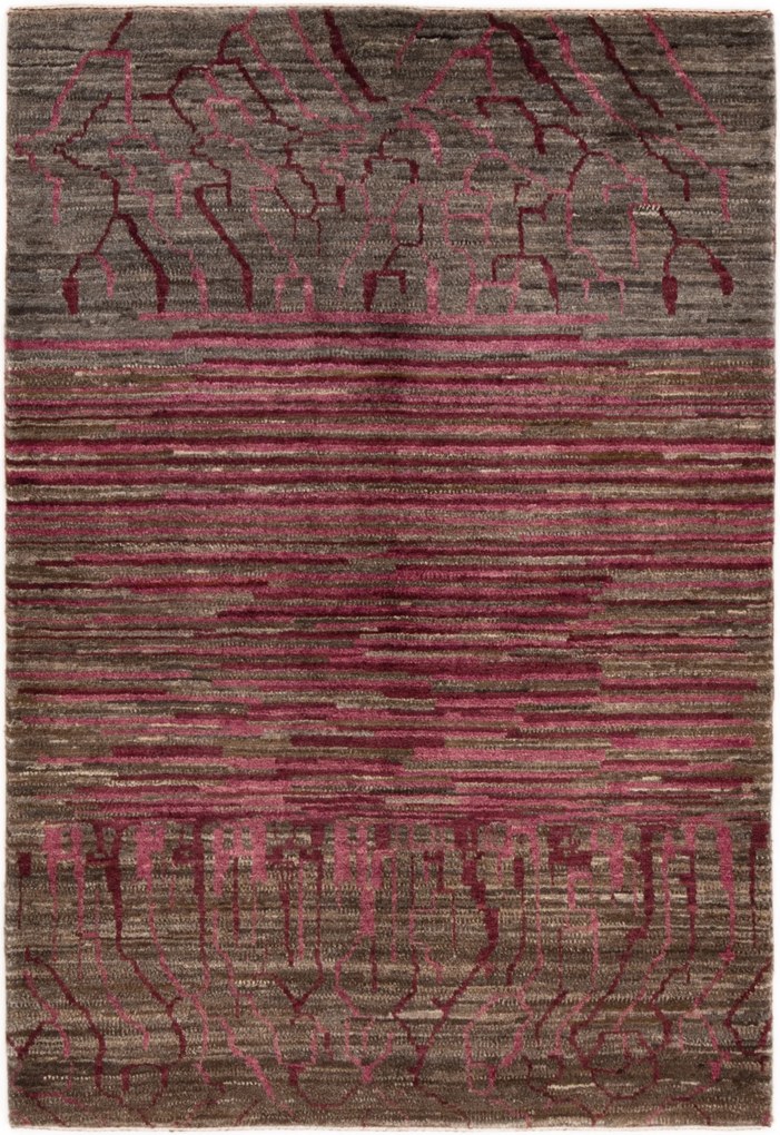 Loribaft Tappeto persiano 100x150 Rosso (Iran) Annodato A Mano