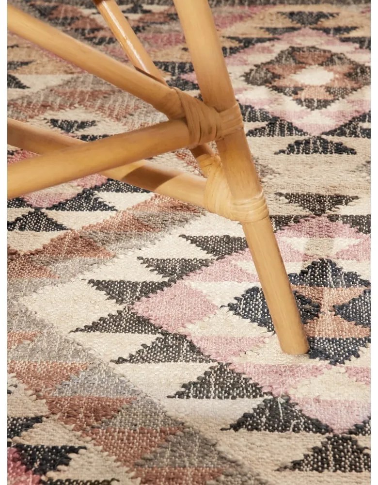 Tappeto grigio in iuta tessuto a mano 120x170 cm Roya Parsa – Elle Decoration