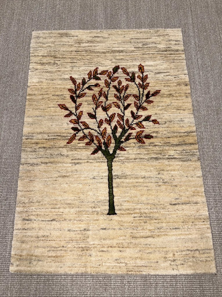 Gabbeh Tappeto persiano 120 x 80 Beige (Iran) Annodato A Mano