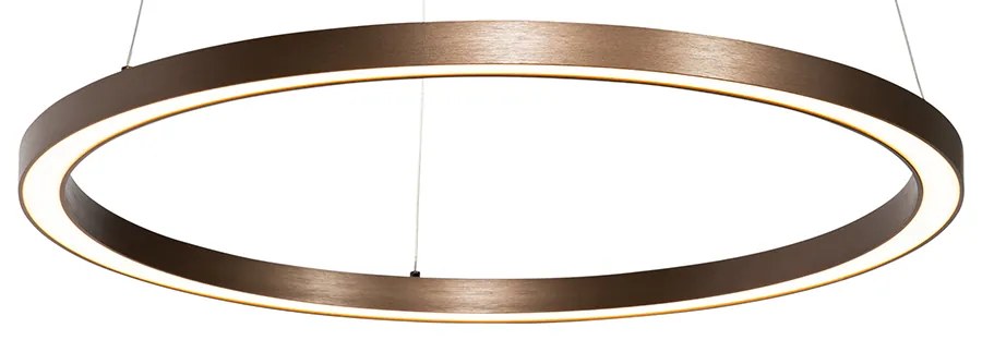 Lampada a sospensione bronzo 60 cm con LED dimmerabile a 3 livelli - Girello