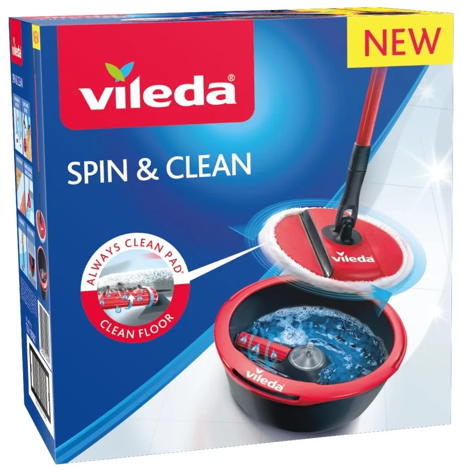 Set secchio e mop Spin&amp;Clean Spin &amp; Clean - Vileda