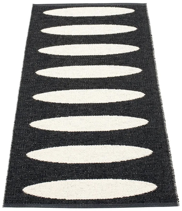 Passatoia da interno/esterno nera 70x150 cm Ella Black – Pappelina