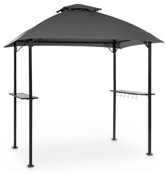 blumfeldt Steakhouse al Sur Gazebo 244x260x152cm 160 g Acciaio grigio