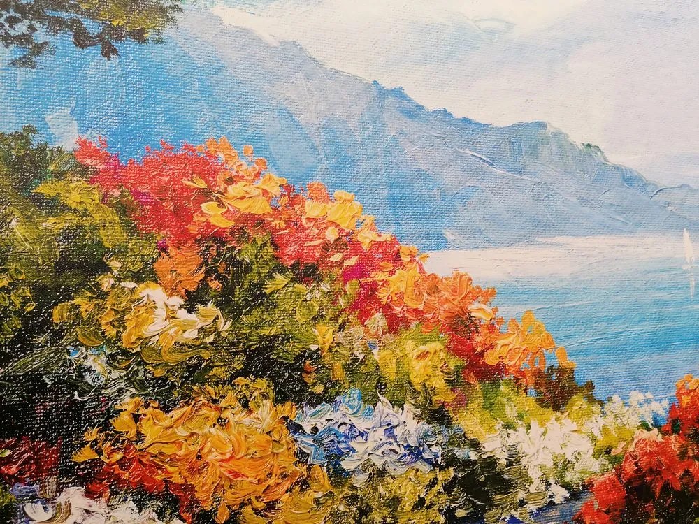 Quadro su tela – Vista sul mare
