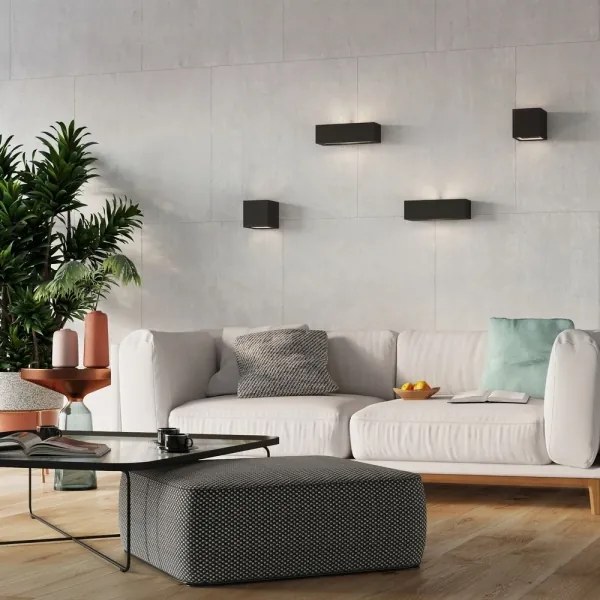 Applique VEGA 1xE27/60W/230V nero