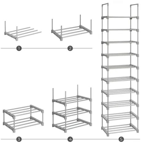 Scarpiera BOXIFY grigia