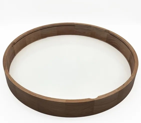 Brilagi - Plafoniera LED CARVALHO 4xE27/60W/230V finitura rovere ciliegio Ø 57,5 cm