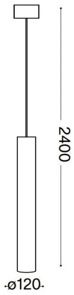 Ideal Lux - Lampadario LED a sospensione con filo LOOK 1xGU10/10W/230V nero
