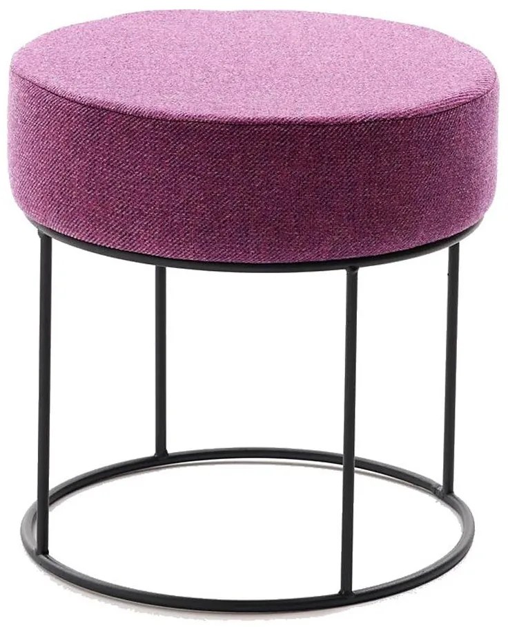 Pouf RELO Ø 40 cm rosa