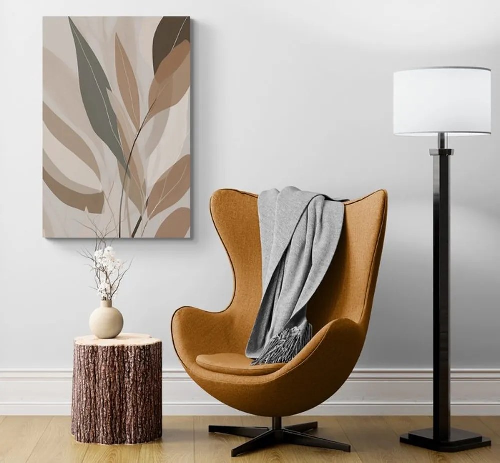 Quadro su tela – Forme botaniche astratte No2