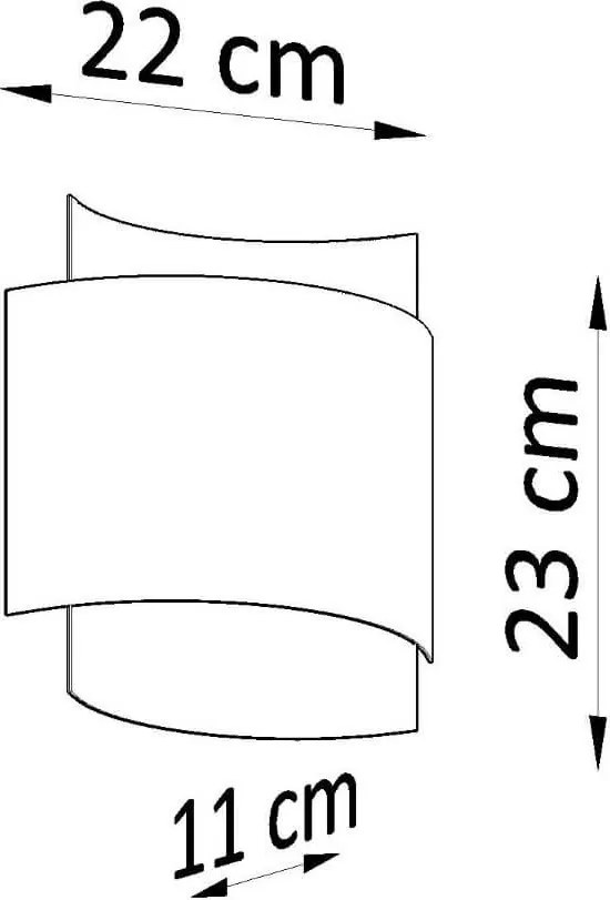 Applique da Parete IMPACT G9 in Acciaio per interni Colore Bianco
