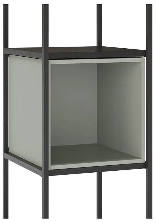 Libreria verde-nera 36x179 cm Anya - Marckeric