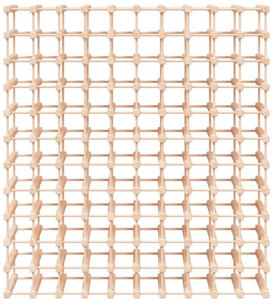 Portabottiglie vino 120bottiglie 112,5x23x123,5cm massello pino