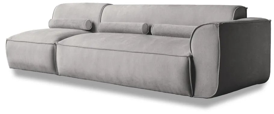 Chaise lounge componibile grigio chiaro (con penisola a destra) Flex Felix – Miuform