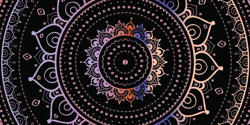 Stampa su tela – Mandala dorata