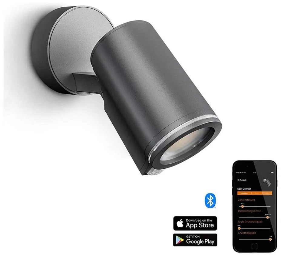 STEINEL 058630 - Lampada LED da esterno con sensore SPOT ONE 1xGU10/7W/230V IP44