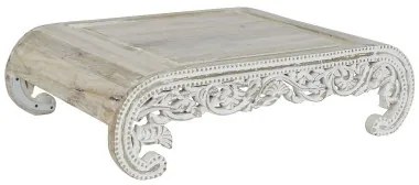 Tavolo aggiuntivo DKD Home Decor Bianco Legno di mango 89 x 63,5 x 25,4 cm