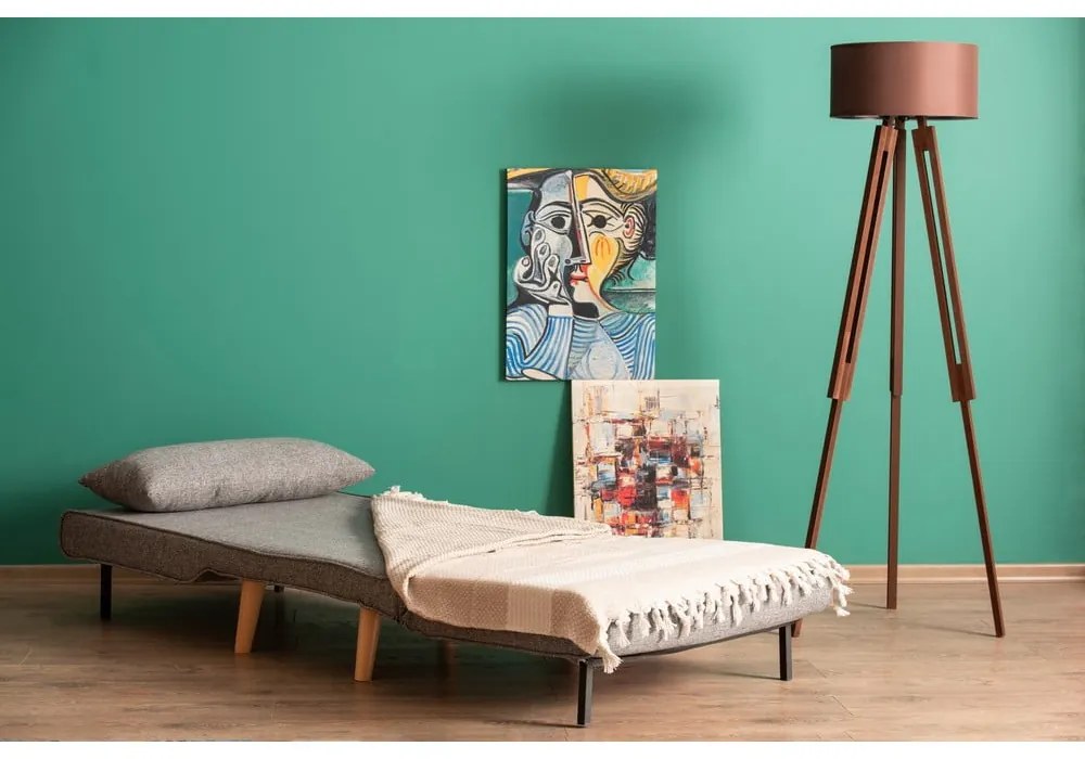 Poltrona grigio chiaro Folde - Artie