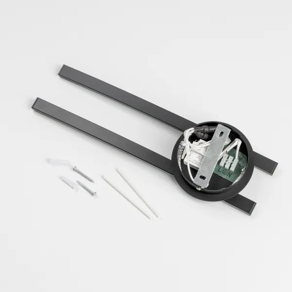 Plafoniera LED 2xLED/6W/230V nera