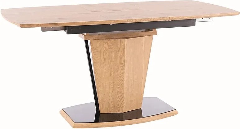 Tavolo allungabile Houston in rovere - l80 x h76 x l120-160 cm