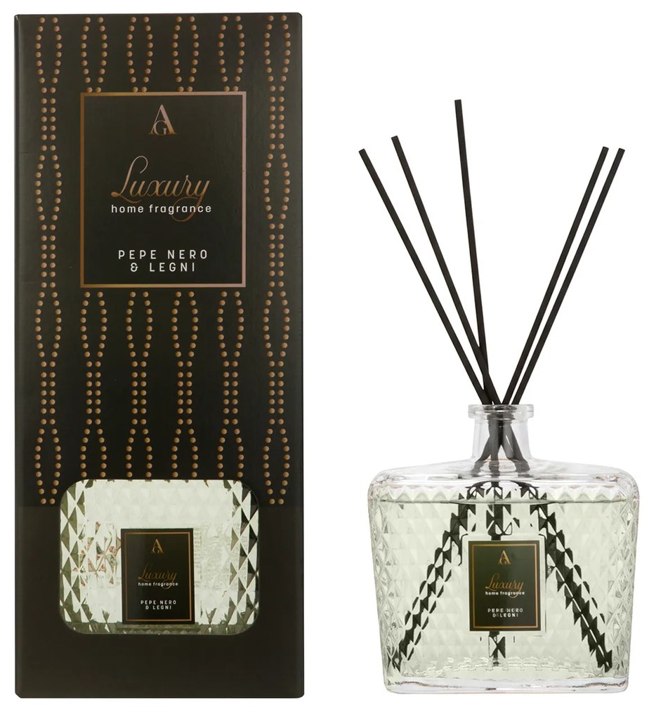 Diffusore ambiente 700 ml pepe legni Luxury Home Fragrance