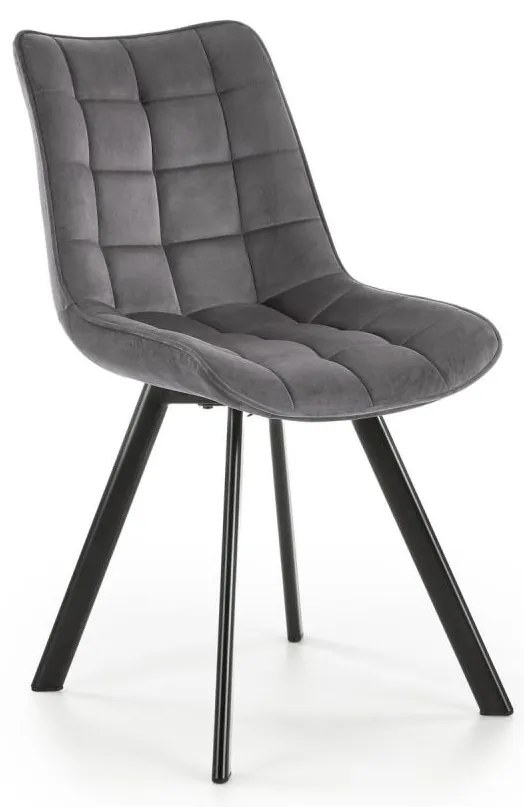 Sedia da pranzo COMORO, 1 pezzo, grigio scuro