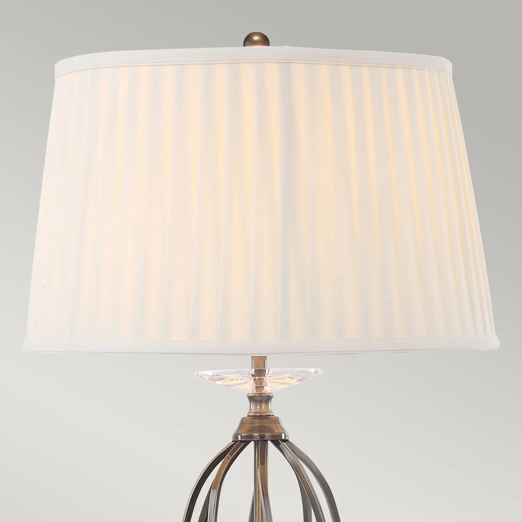 Lampada Da Scrivania Classica Aegean Acciaio Ottone Anticato 1 Luce E27