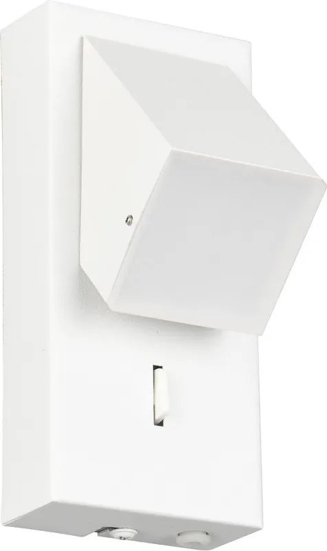 Lampada bianca a LED da parete Raglan - Trio