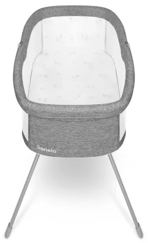 Lionelo - Lettino da viaggio MALIN Grigio Pietra