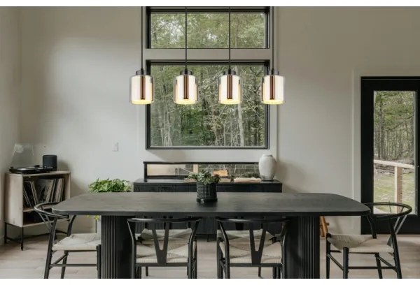 Globo 16056-4H - Lampadario a sospensione con filo FELICIA 4xE27/60W/230V