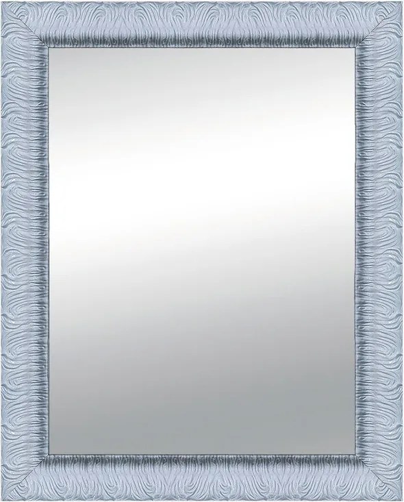 Specchio Matteo rettangolare in legno bianco 68 x 88 cm