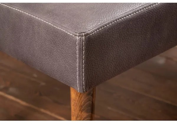 Pouf VITO 46 x 92 cm antracite