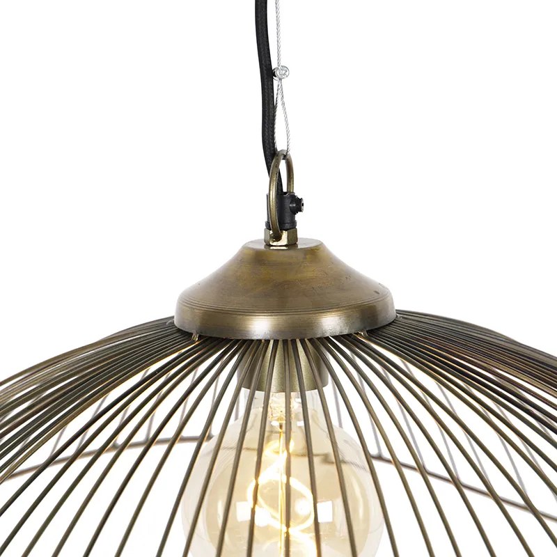 Lampada a sospensione di design in ottone 64 cm - Pia