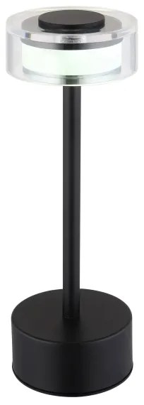 Globo 21026S - Lampada da tavolo LED dimmerabile SHIRA LED/2,5W/3,7V 2700/4000/6500K nero