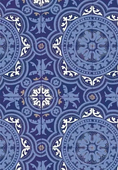 Cole & Son Carta da parati Piccadilly - Blue