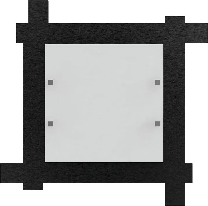 Plafoniera LED Leone nero IP20 bianco naturale LUMICOM