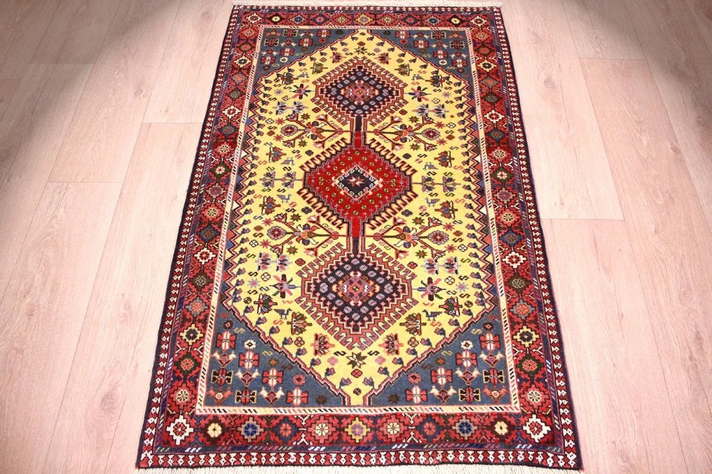 Yalameh Tappeto persiano 130x80 (Iran) Annodato A Mano
