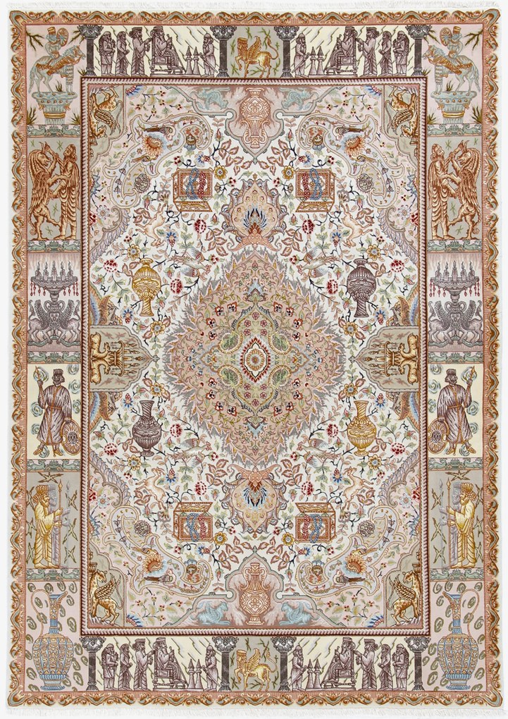 Tabriz Tappeto persiano 150 x 210 (Iran) Annodato A Mano