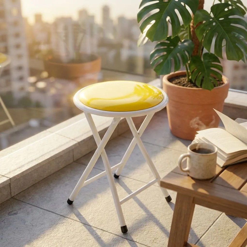 LUCIE - sgabello pieghevole salvaspazio