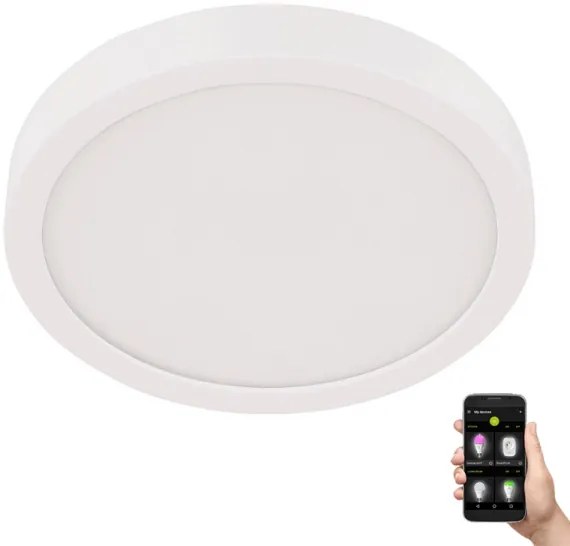 Eglo 30891 - Plafoniera da bagno LED FUEVA LED/20,5W/230V IP44 bianca