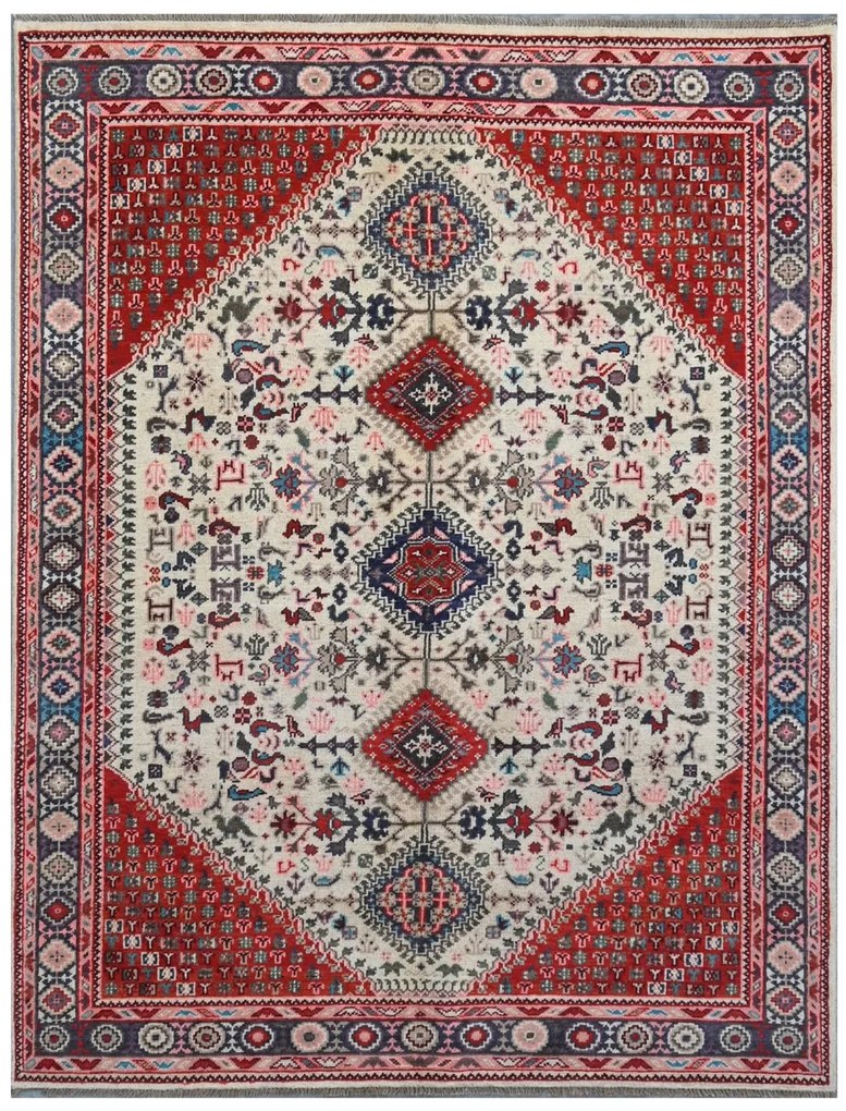 Kazak Tappeto 190x140 (Pakistan) Annodato A Mano