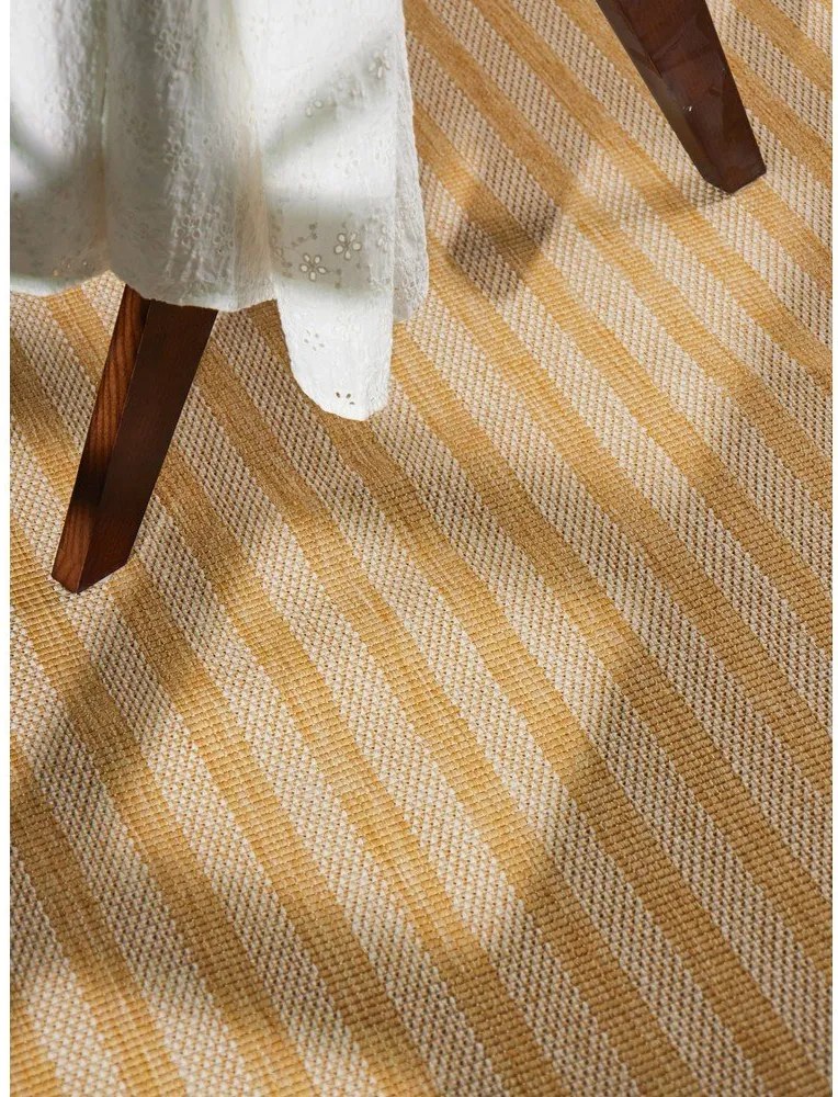 Tappeto da interno/esterno giallo ocra/color crema 160x230 cm Haringey Linley – Ted Baker