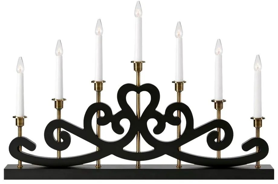 Decorazione luminosa natalizia nera Nightfall - Markslöjd