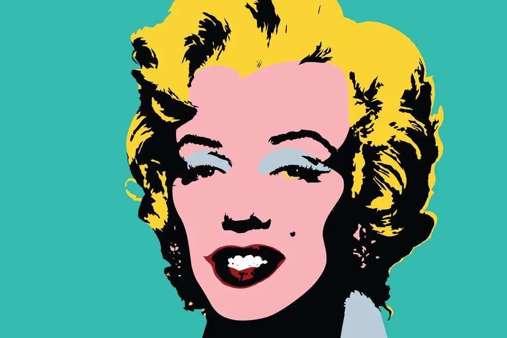 Stampa su tela – Iconica Marilyn Monroe in design pop art