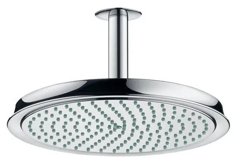 Soffione doccia HANSGROHE Raindance Classic 240 in inox cromato L 27 x H 17.7 x P 17.7 cm anticalcare 1 getto