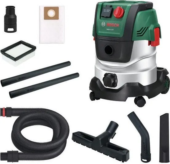 Aspiratore industriale a filo BOSCH PAS 20-220P serbatoio in inox 20l 1200W 1 kPa