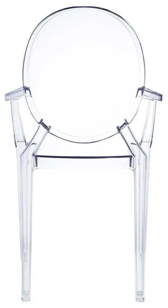 JULIE - poltrona in policarbonato trasparente set da 6