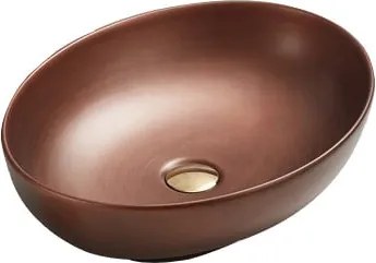 Mexen Iko lavabo da appoggio 52 x 39 cm, color rame - 22245251